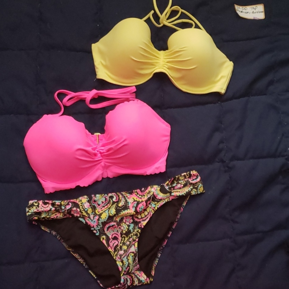 Victoria Secret 34dd 36d medium bikini bundle